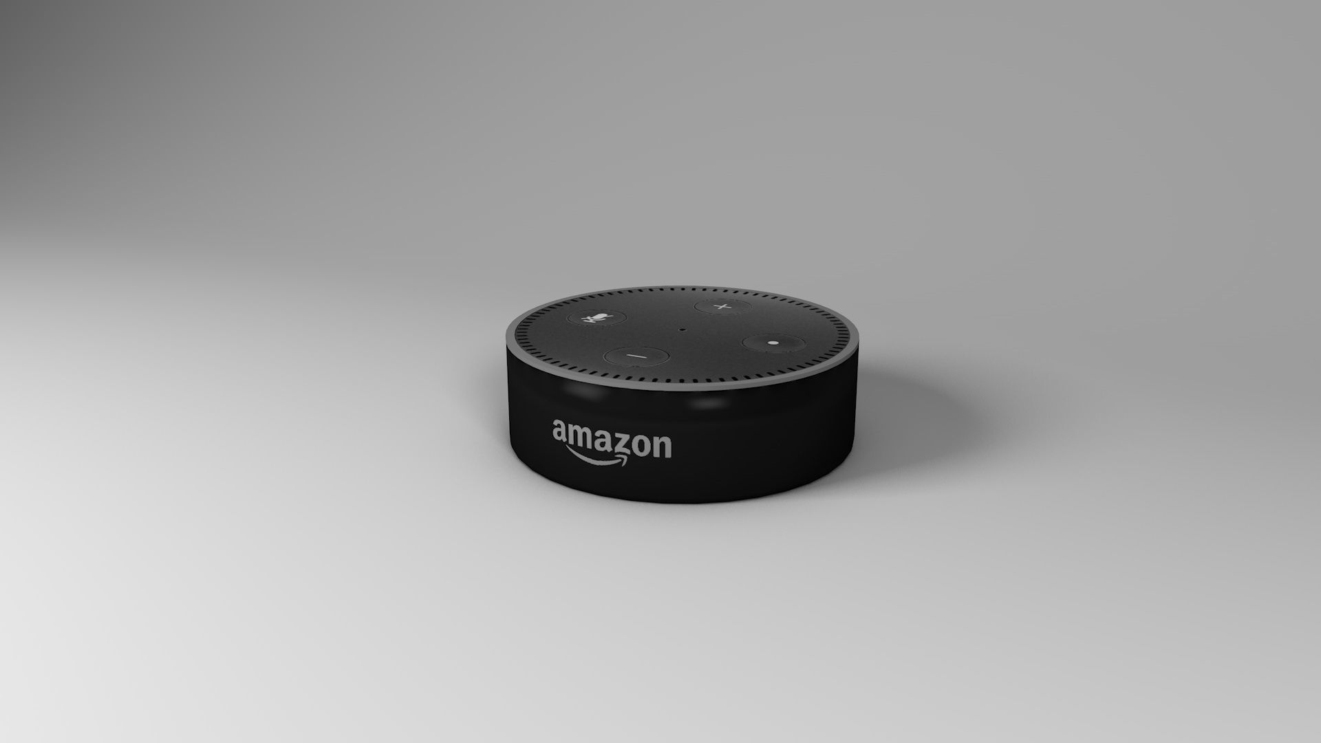Amazon Echo Dot Gen 2 Alexa Low-poly 3D model_1