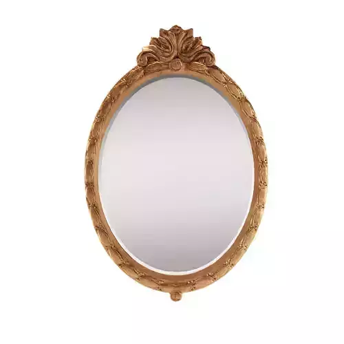 Neoclassical wall mirror - France about 1900 3D model