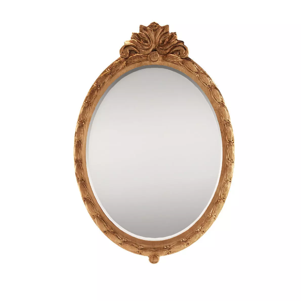 Neoclassical wall mirror - France about 1900 3D model