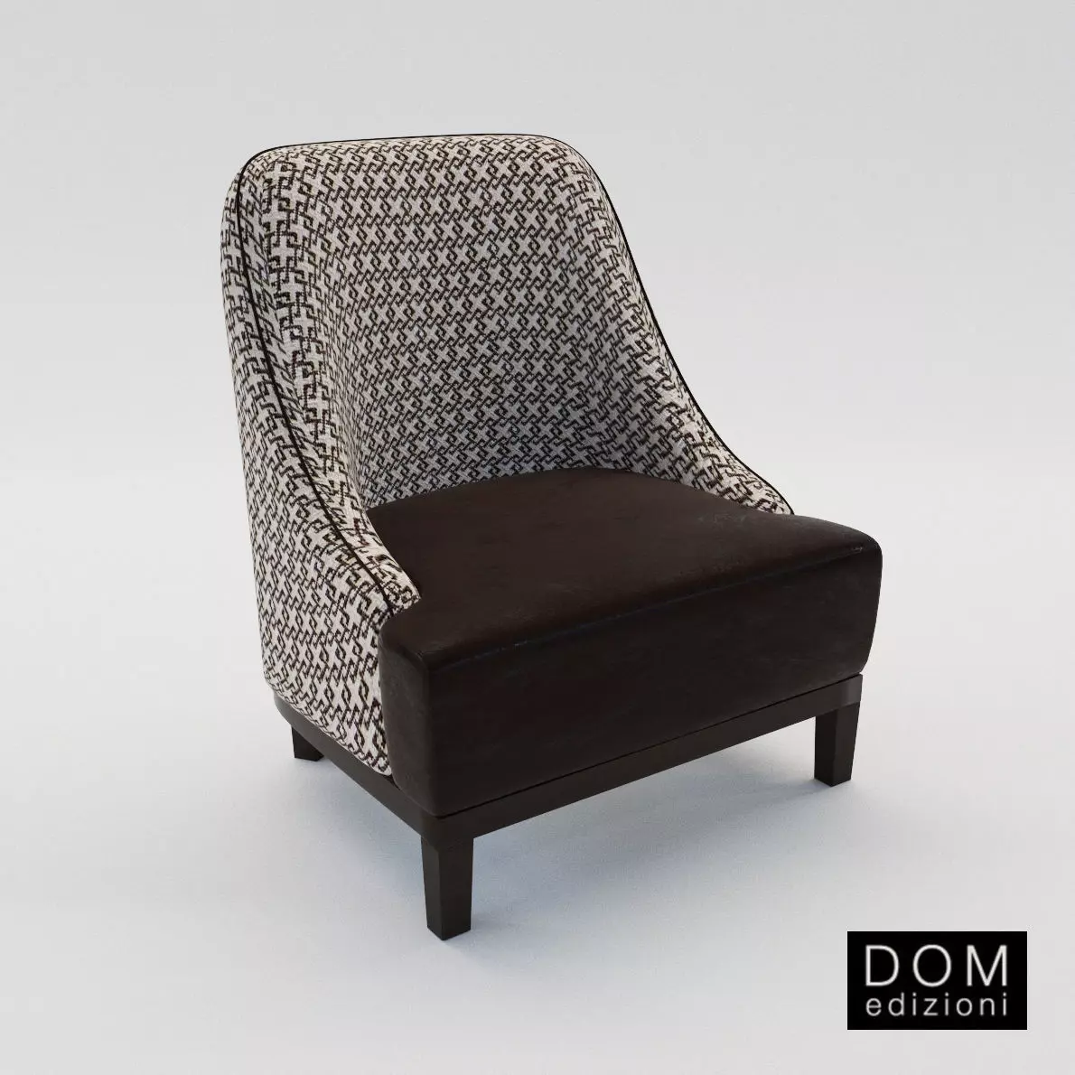 Small armchair Dackys - Design by Domenico Mula - Dom Edizioni 3D model