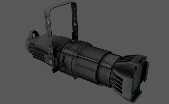 Source 4 Theatre Light - Game-Ready  Low-poly 3D model