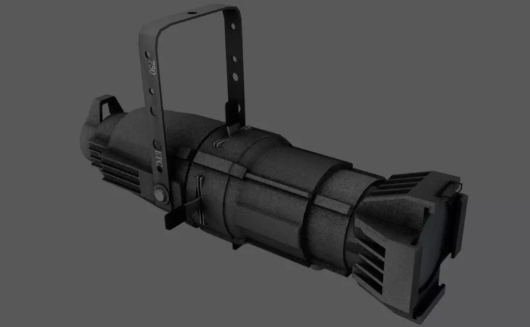 Source 4 Theatre Light - Game-Ready  Low-poly 3D model_0