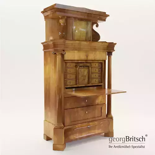 Biedermeier secretaire - Germany about 1820 - Georg Britsch 3D model