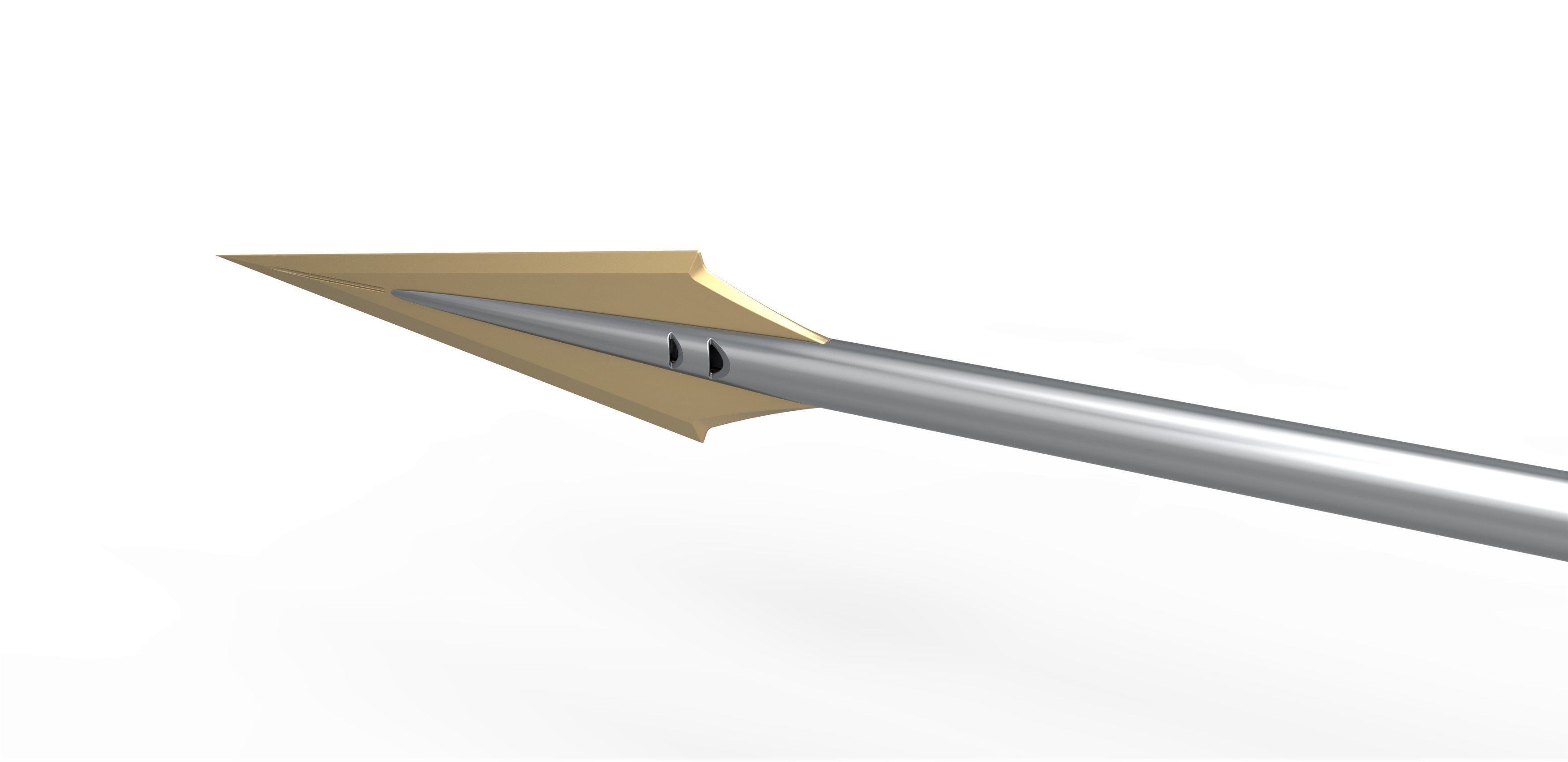 Vibranium Spear from the movie Black panther 2018 3D print model_12