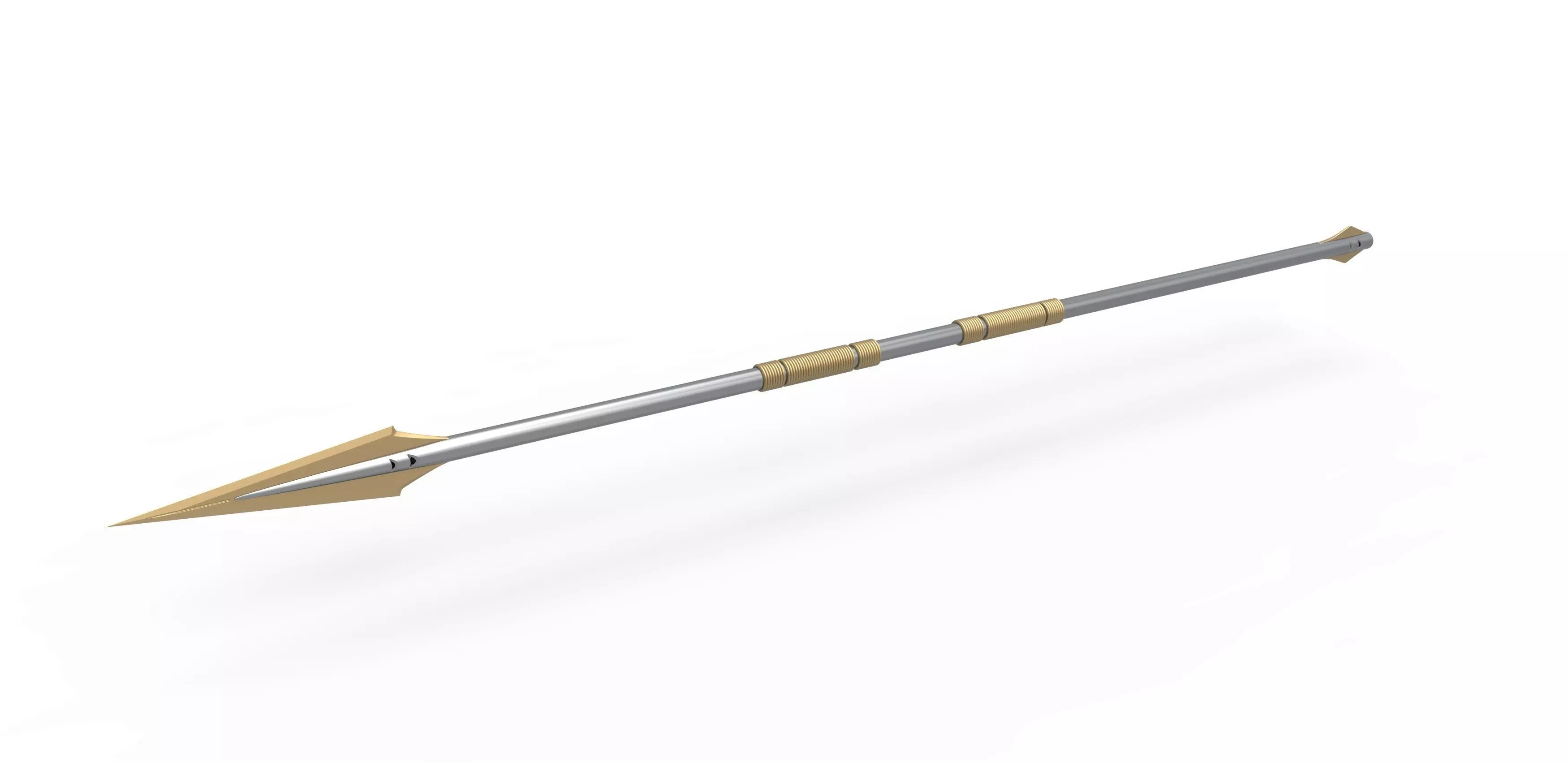 Vibranium Spear from the movie Black panther 2018 3D print model_0