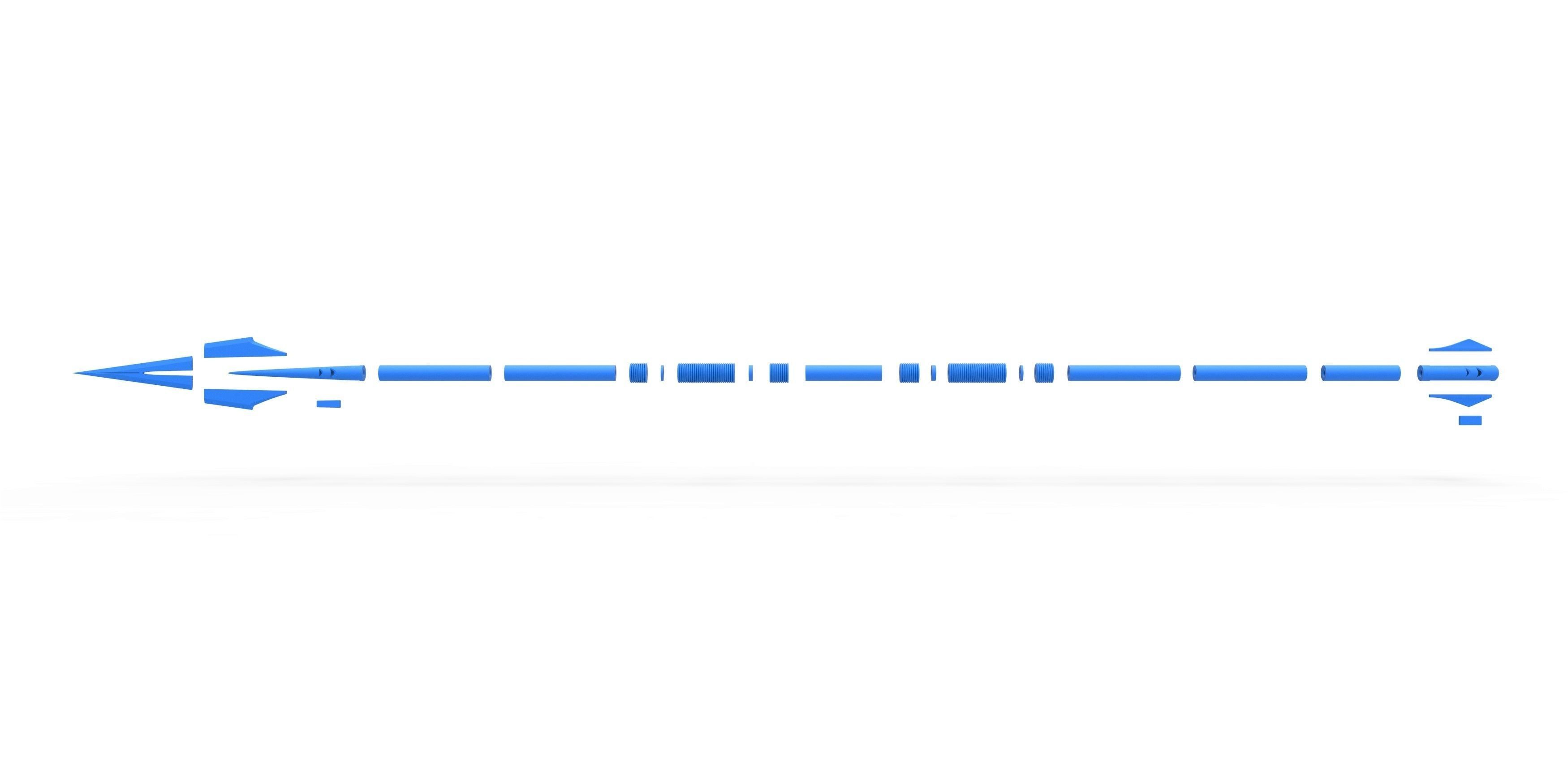 Vibranium Spear from the movie Black panther 2018 3D print model_31