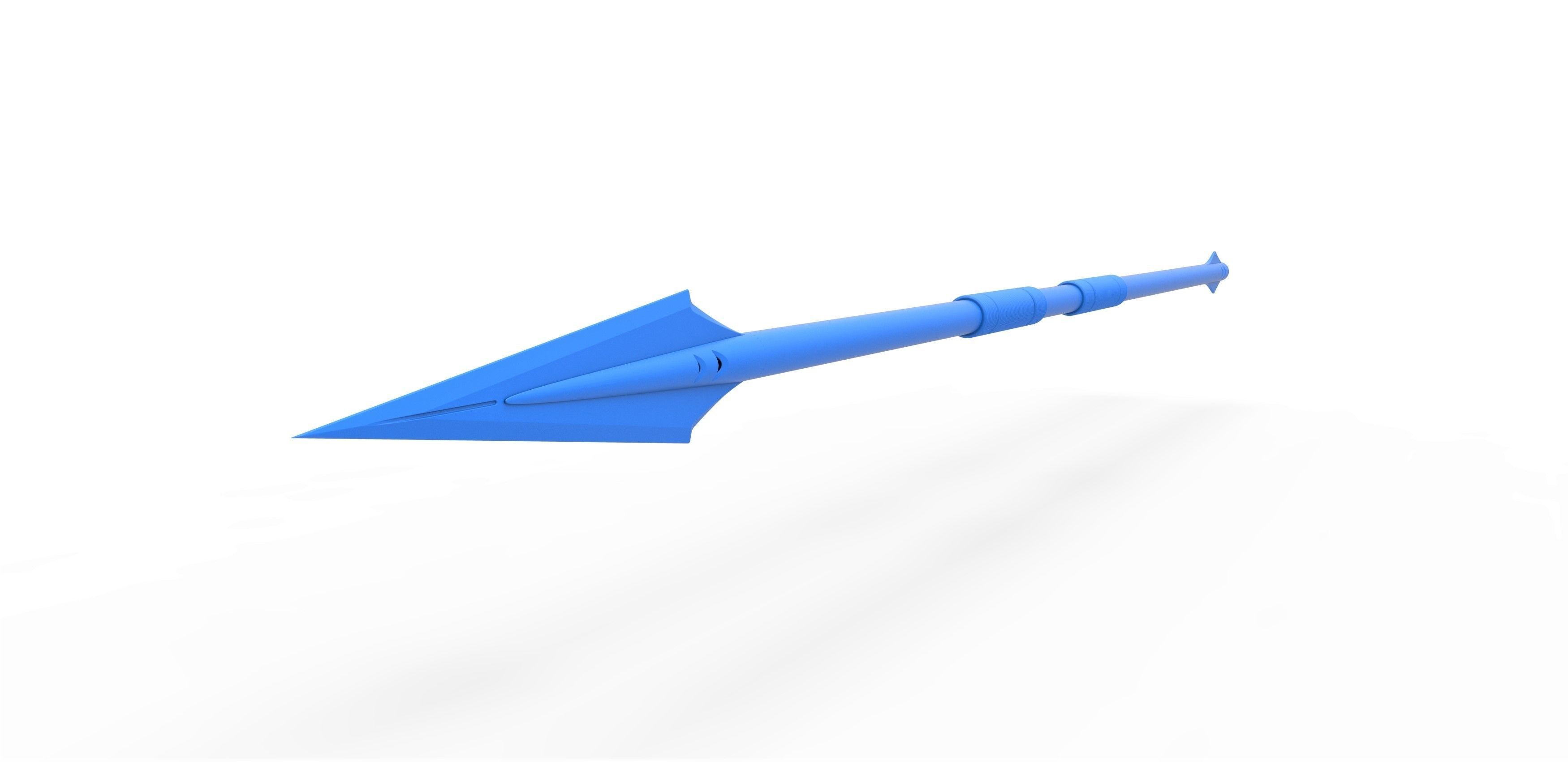 Vibranium Spear from the movie Black panther 2018 3D print model_17