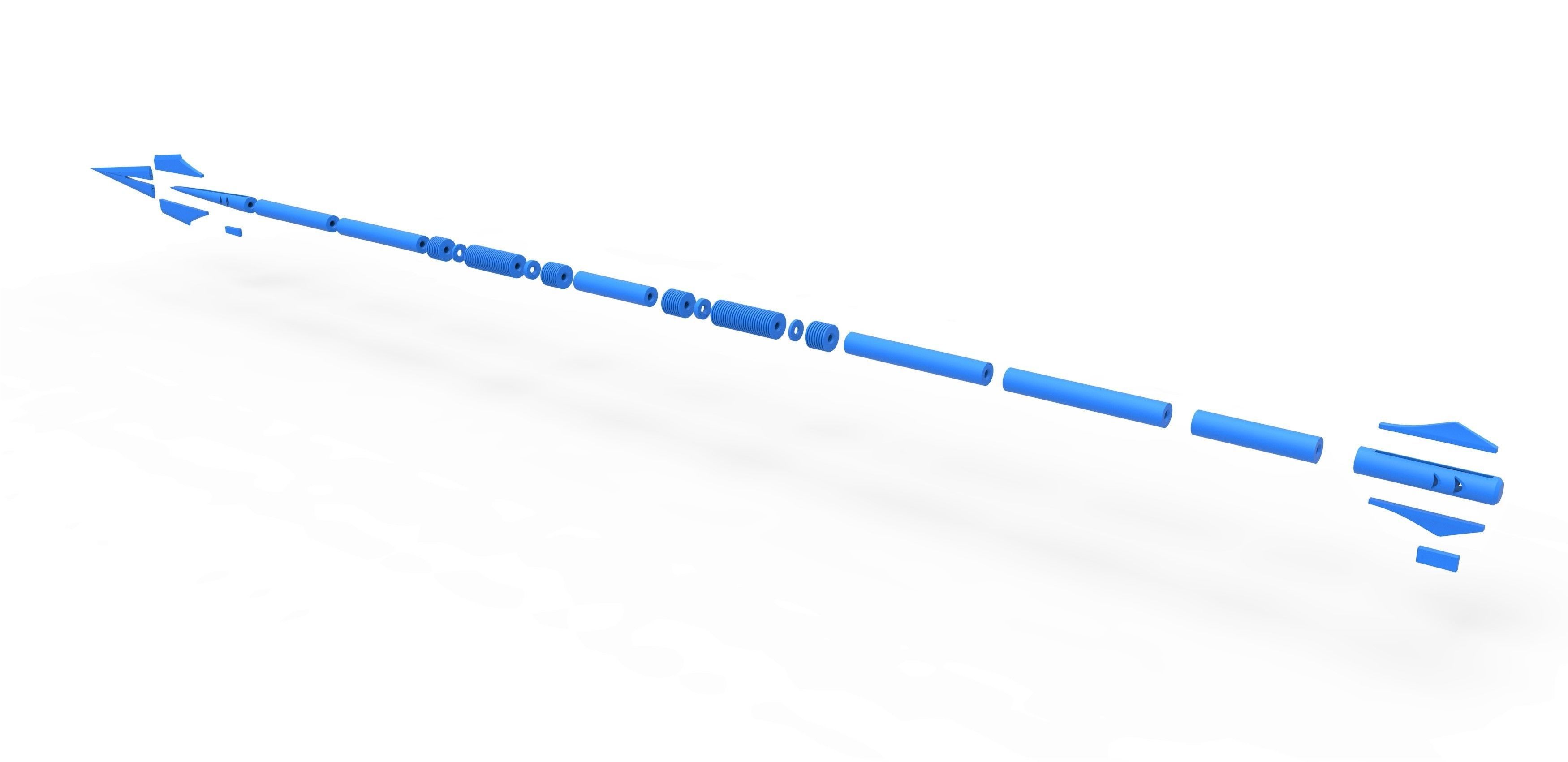 Vibranium Spear from the movie Black panther 2018 3D print model_32