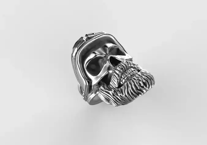 R-15 Ring Skull 3D  3D print model