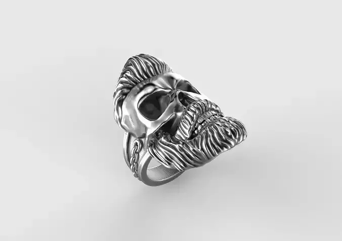 R-16 Ring Skull  3D print model