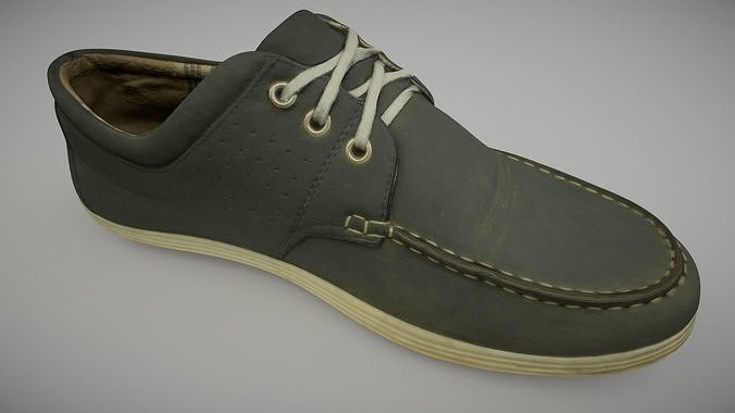Shoe low poly 3D model Low-poly 3D model