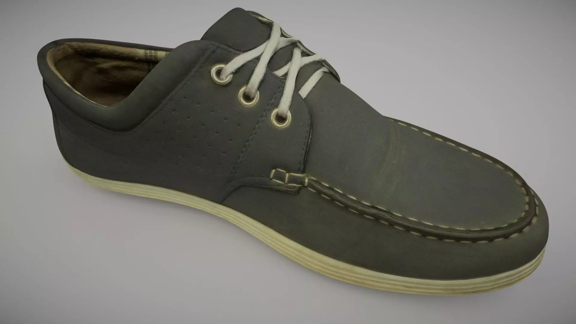 Shoe low poly 3D model Low-poly 3D model_0