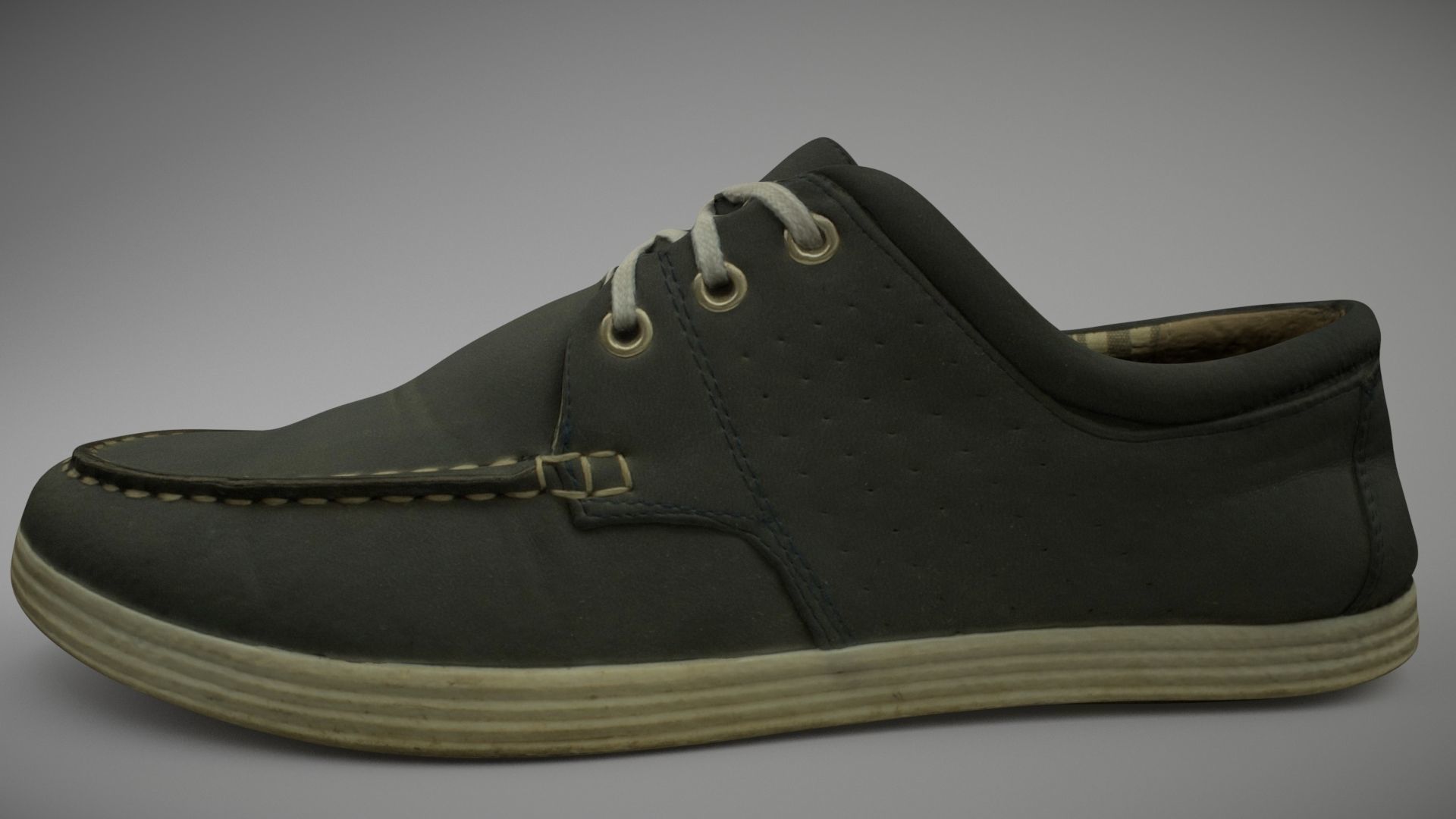 Shoe low poly 3D model Low-poly 3D model_5