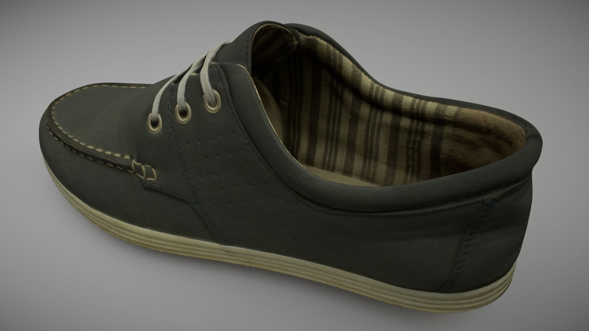 Shoe low poly 3D model Low-poly 3D model_3
