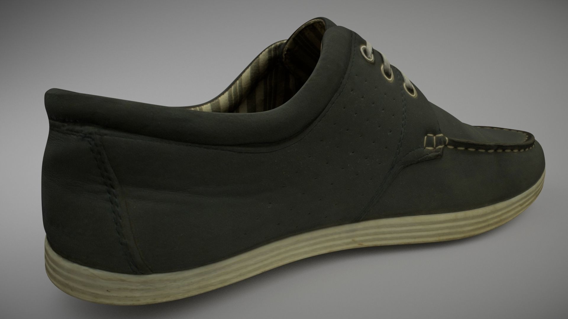 Shoe low poly 3D model Low-poly 3D model_2