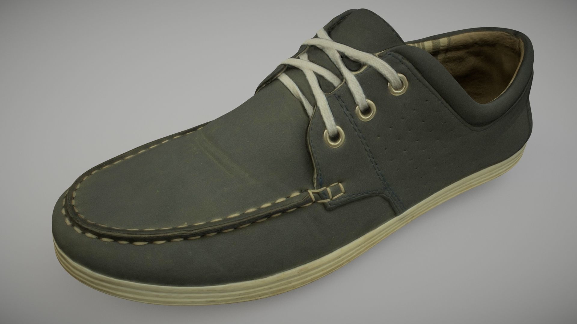 Shoe low poly 3D model Low-poly 3D model_1