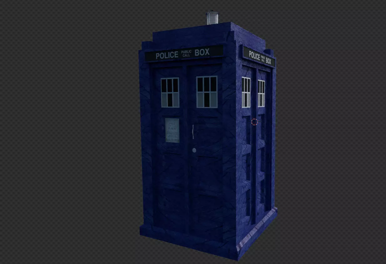 Tardis police box 3D model