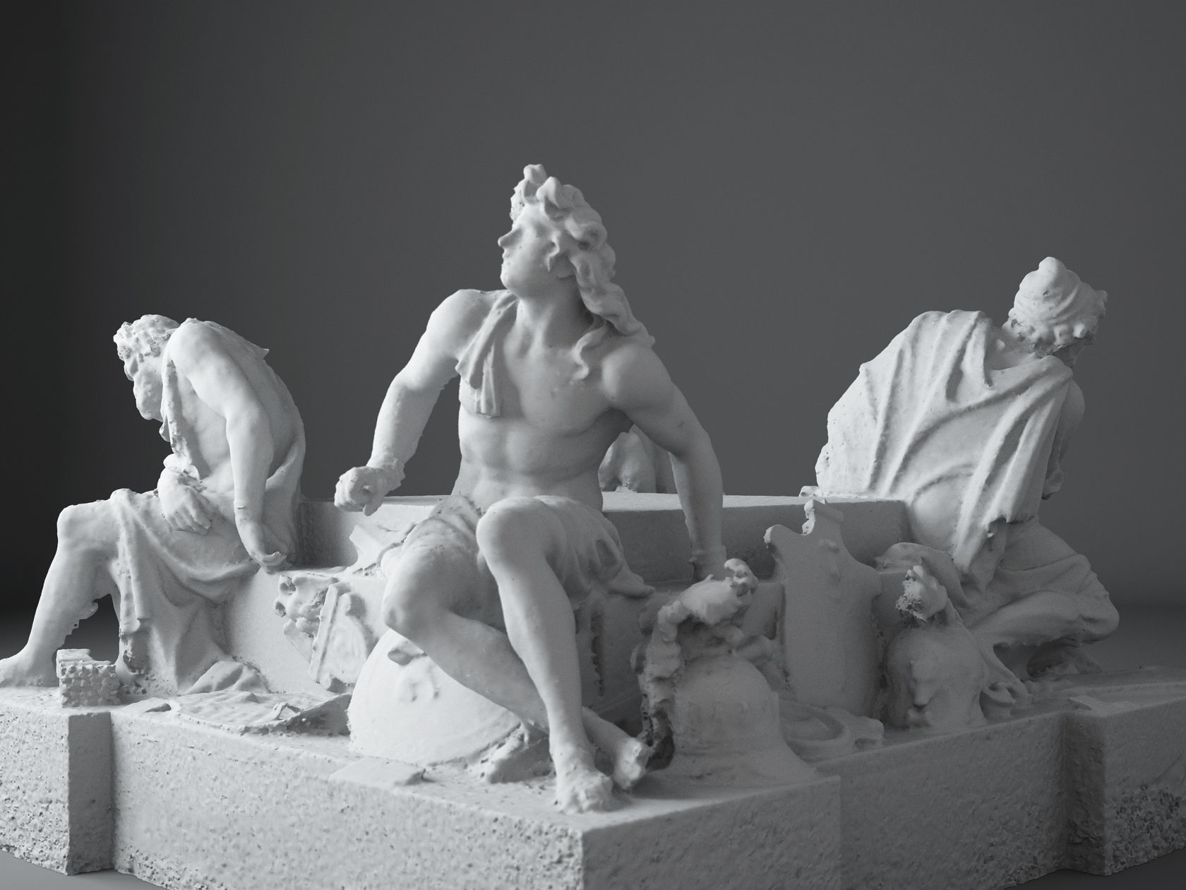 Four Captives - Louvre 3D print model_3