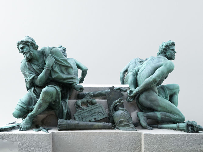 Four Captives - Louvre 3D print model