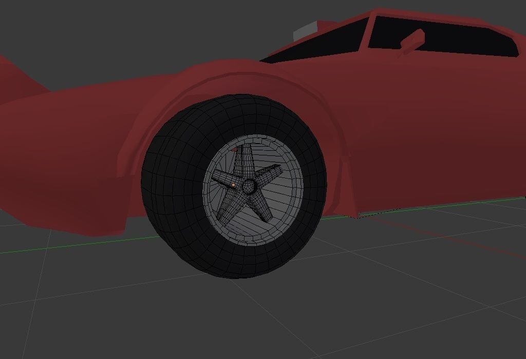 Lancia Stratos Rally 3D Low Poly Low-poly 3D model_5