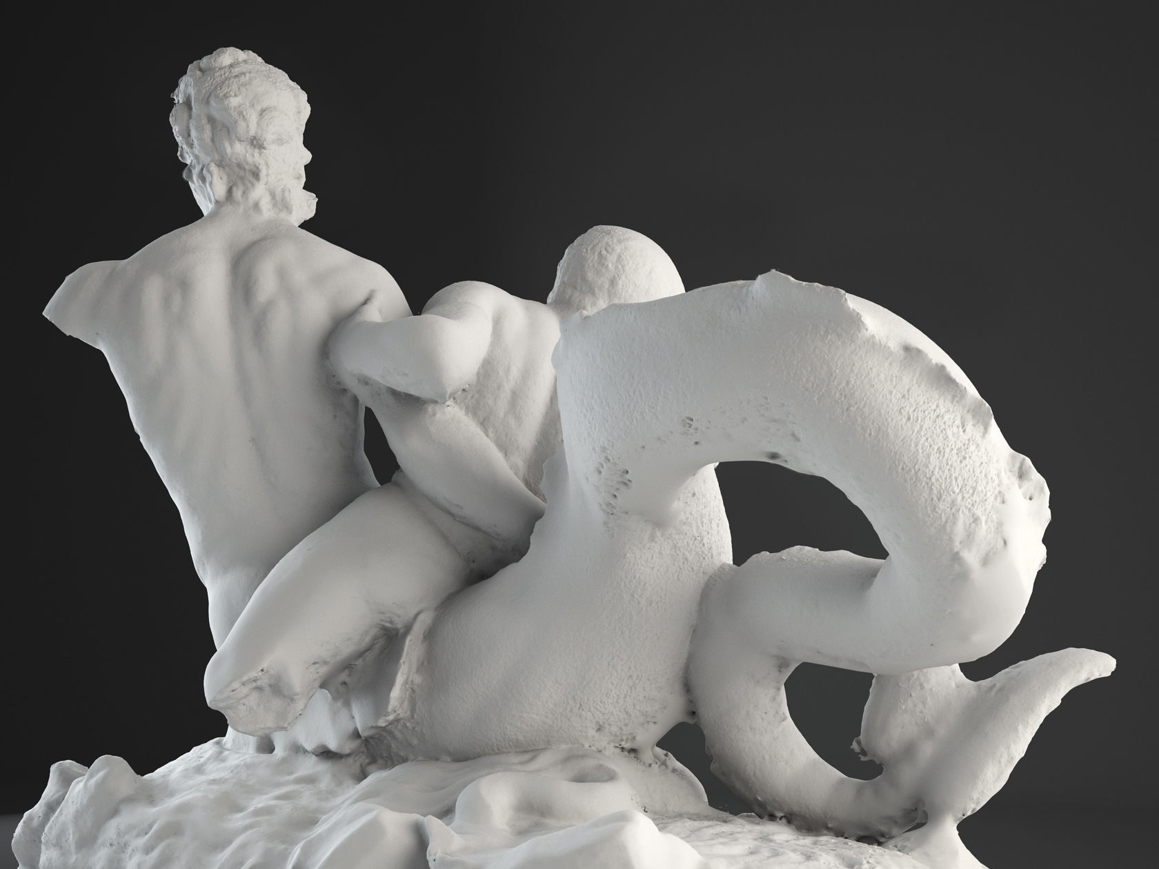 Marine Centaur Carrying Silenus Louvre 3D model_4