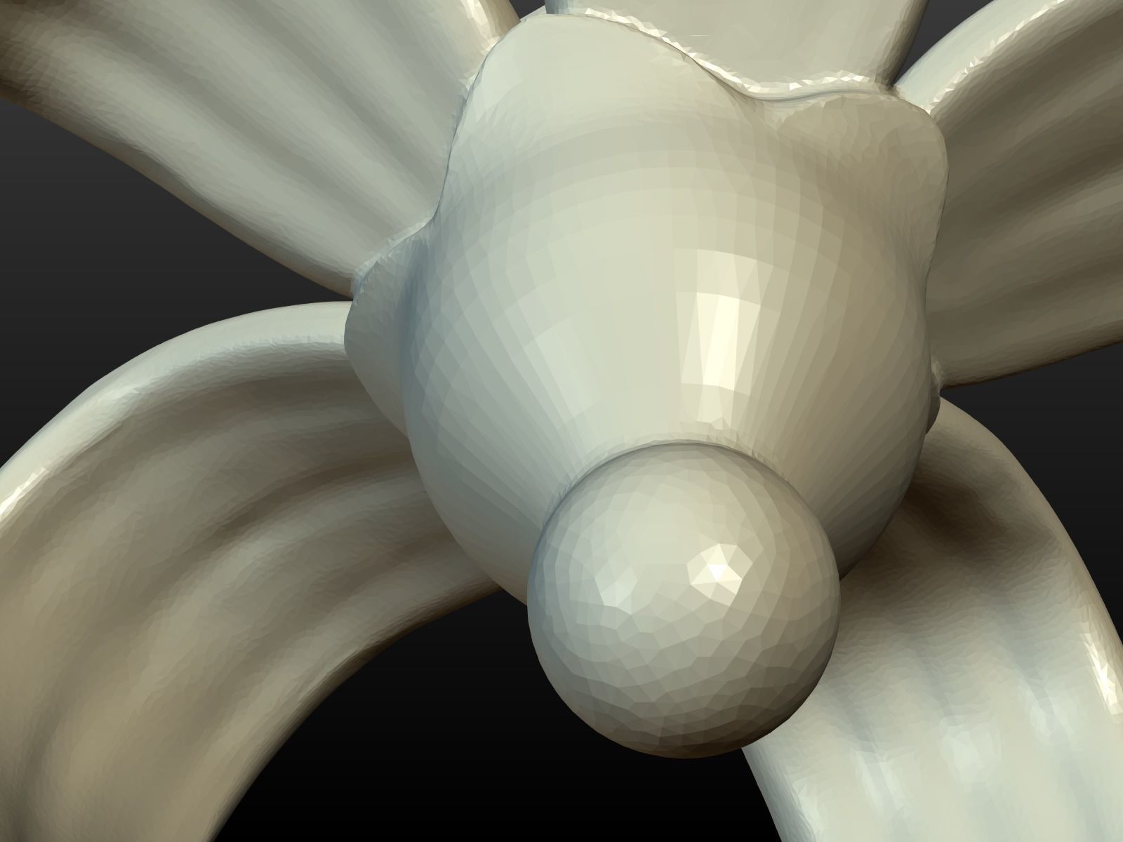 Flower lily 3D print model_10