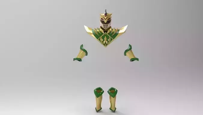 Lord Drakkon Complete Armor from MMPR for 3D Printing