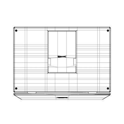 Macbook Pro 3D model_11