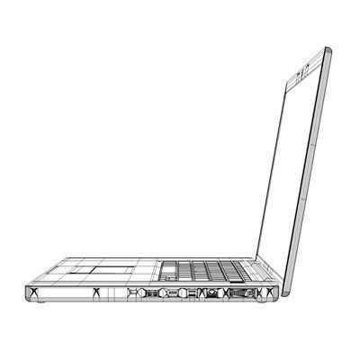 Macbook Pro 3D model_14