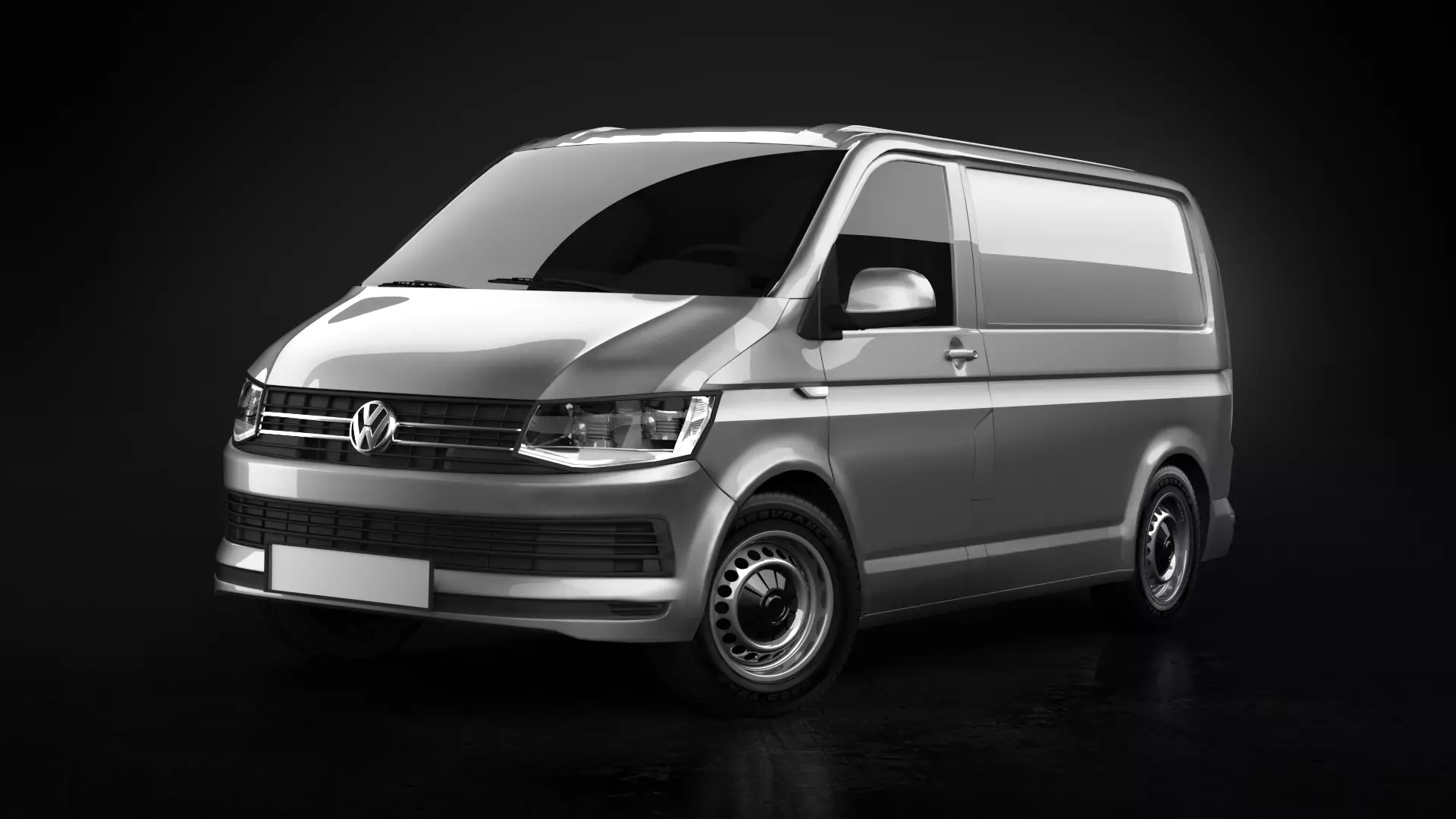 Volkswagen Transporter T6 Panelvan 3D model