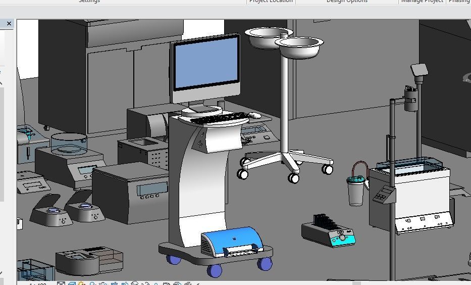 Medical Revit Families 2015 3D model_1