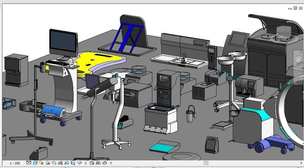 Medical Revit Families 2015 3D model_5