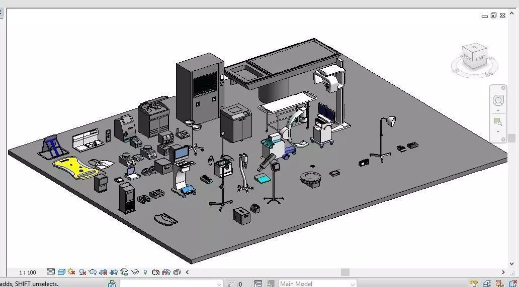 Medical Revit Families 2015 3D model_0