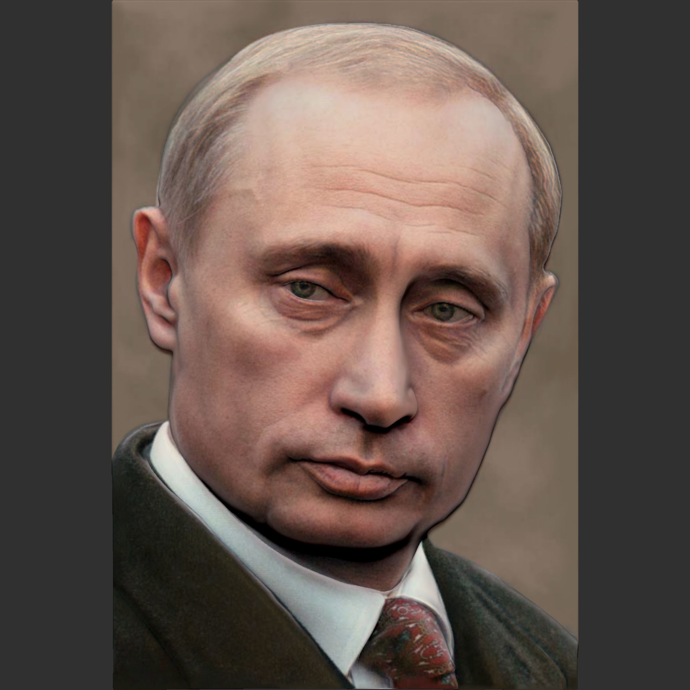 Putin Bas-Relief
