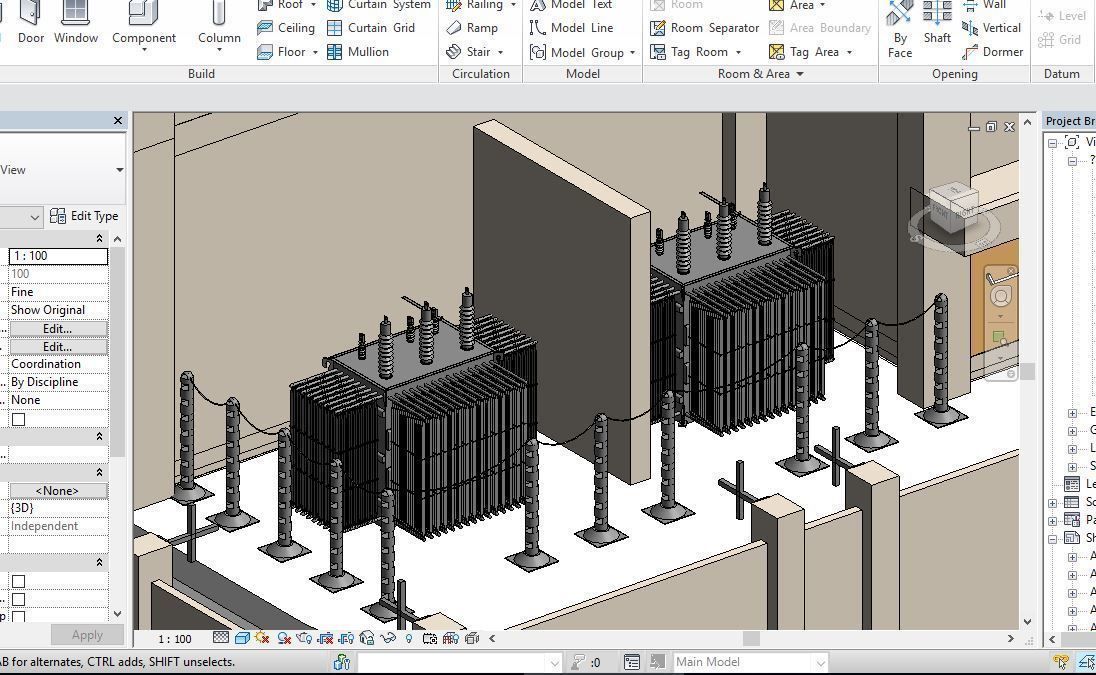 Substation Revit Model 2015 3D model_14