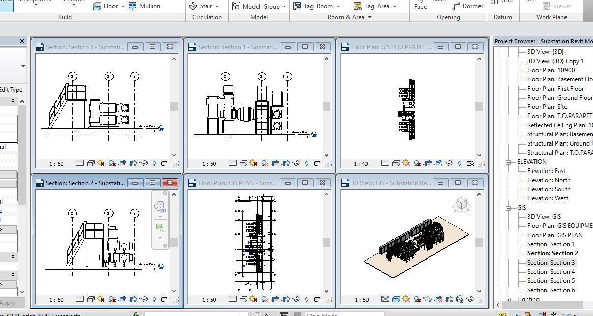 Substation Revit Model 2015 3D model_28