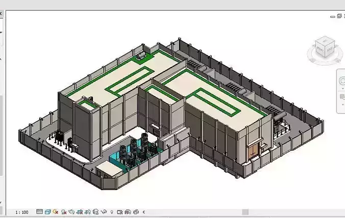 Substation Revit Model 2015  3D model