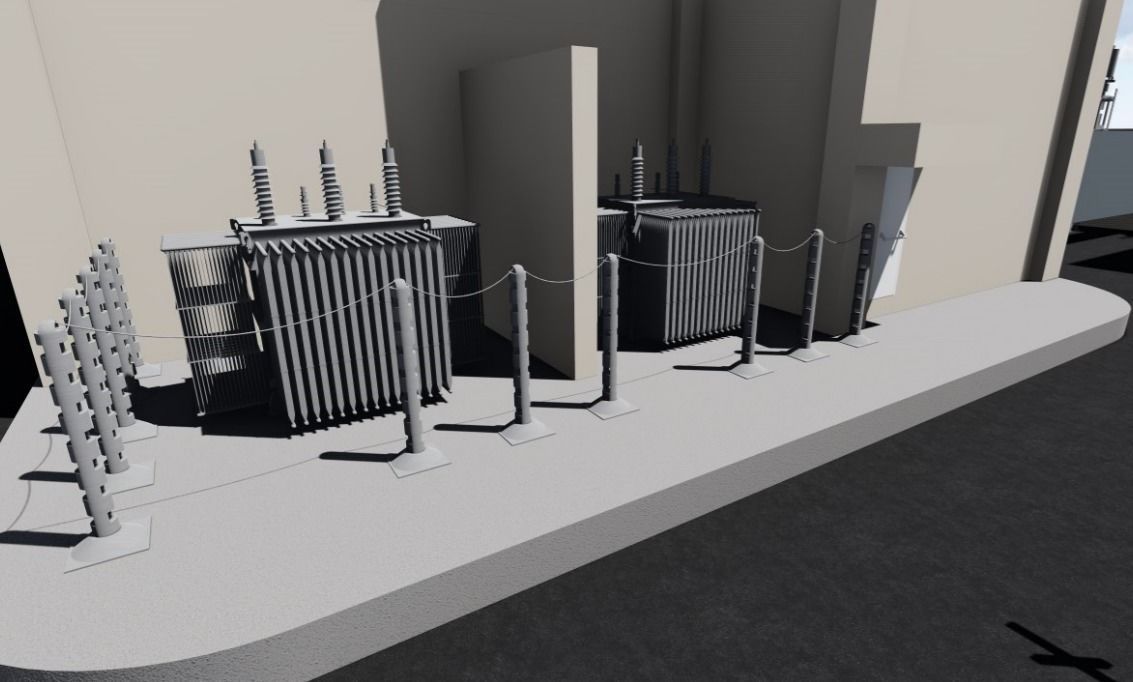 Substation Revit Model 2015 3D model_37