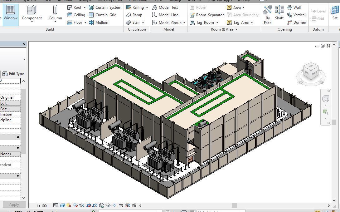 Substation Revit Model 2015 3D model_21