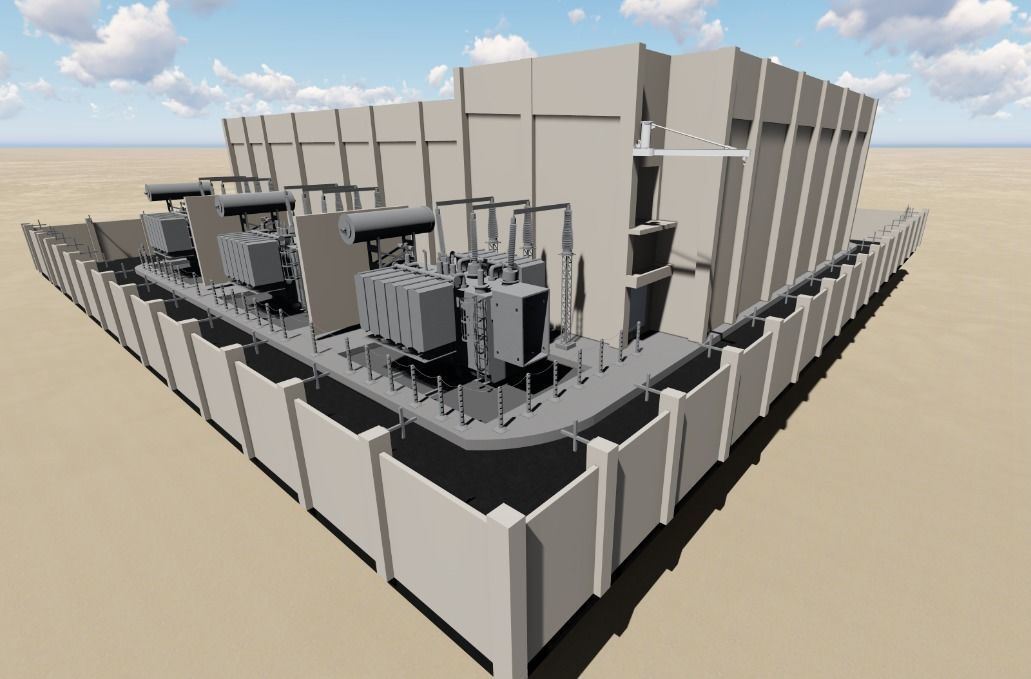 Substation Revit Model 2015 3D model_33
