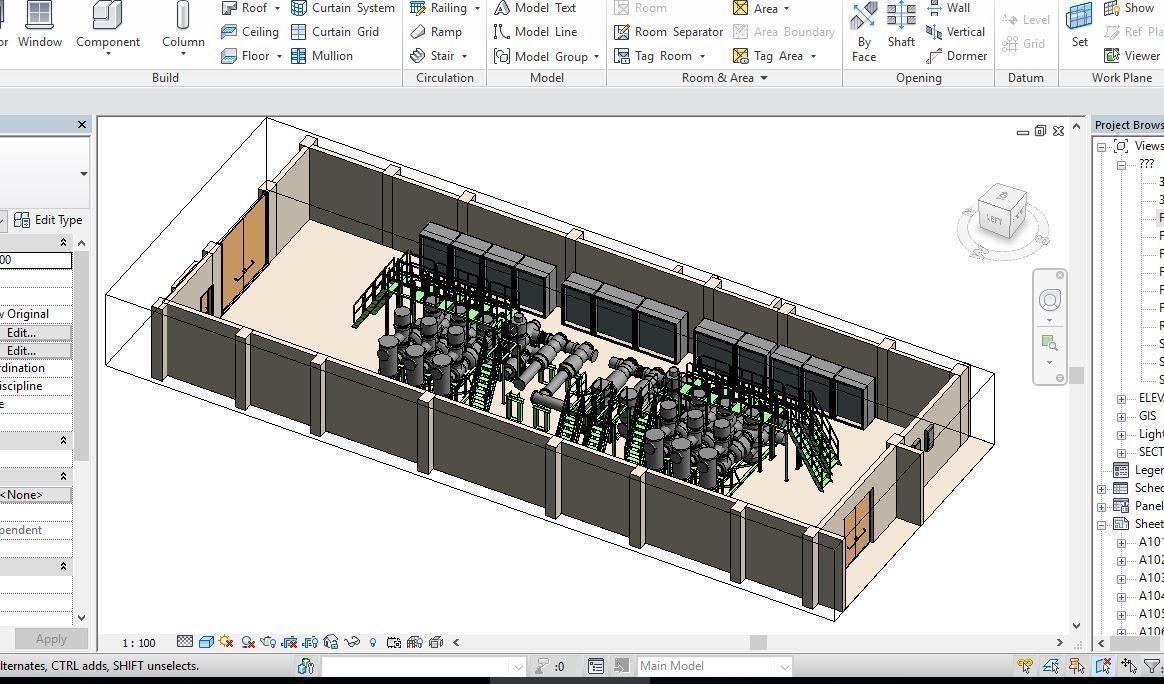 Substation Revit Model 2015 3D model_10