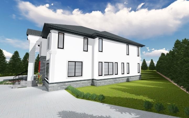 Exterior Interior Home Revit 3D model_12