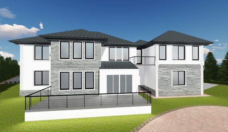 Exterior Interior Home Revit 3D model_10