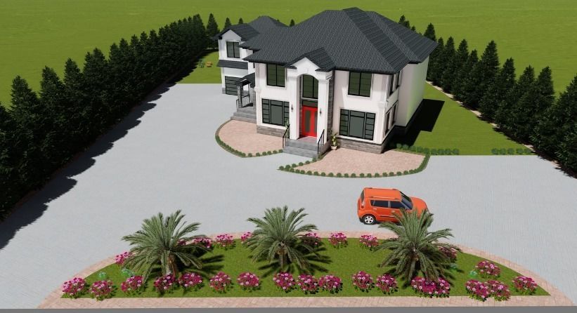 Exterior Interior Home Revit 3D model_13