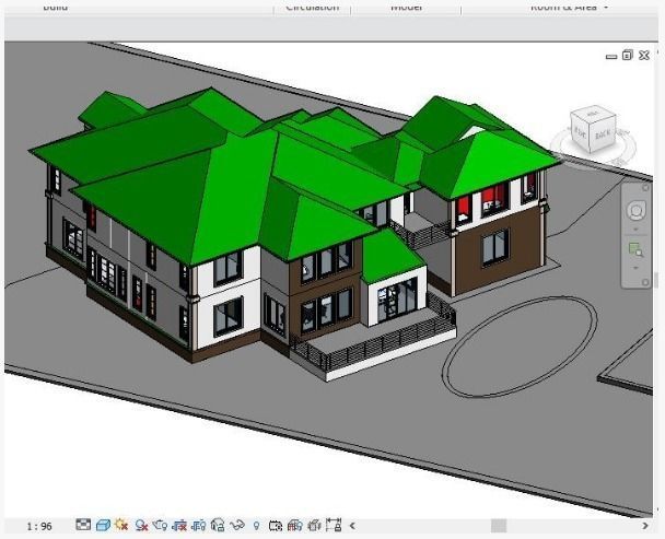 Exterior Interior Home Revit 3D model_5