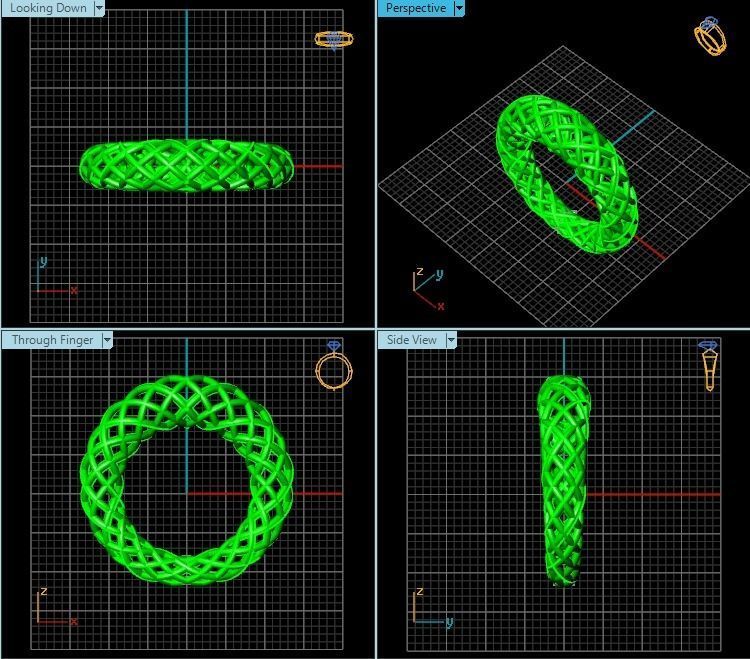 Ring T00959 3D print model_2