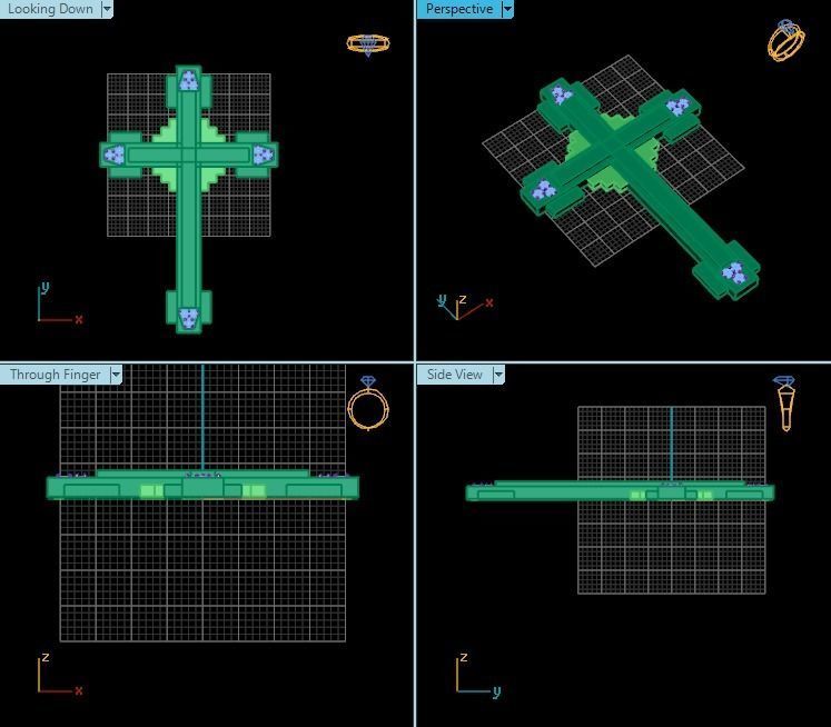 Cross T00960 3D print model_2