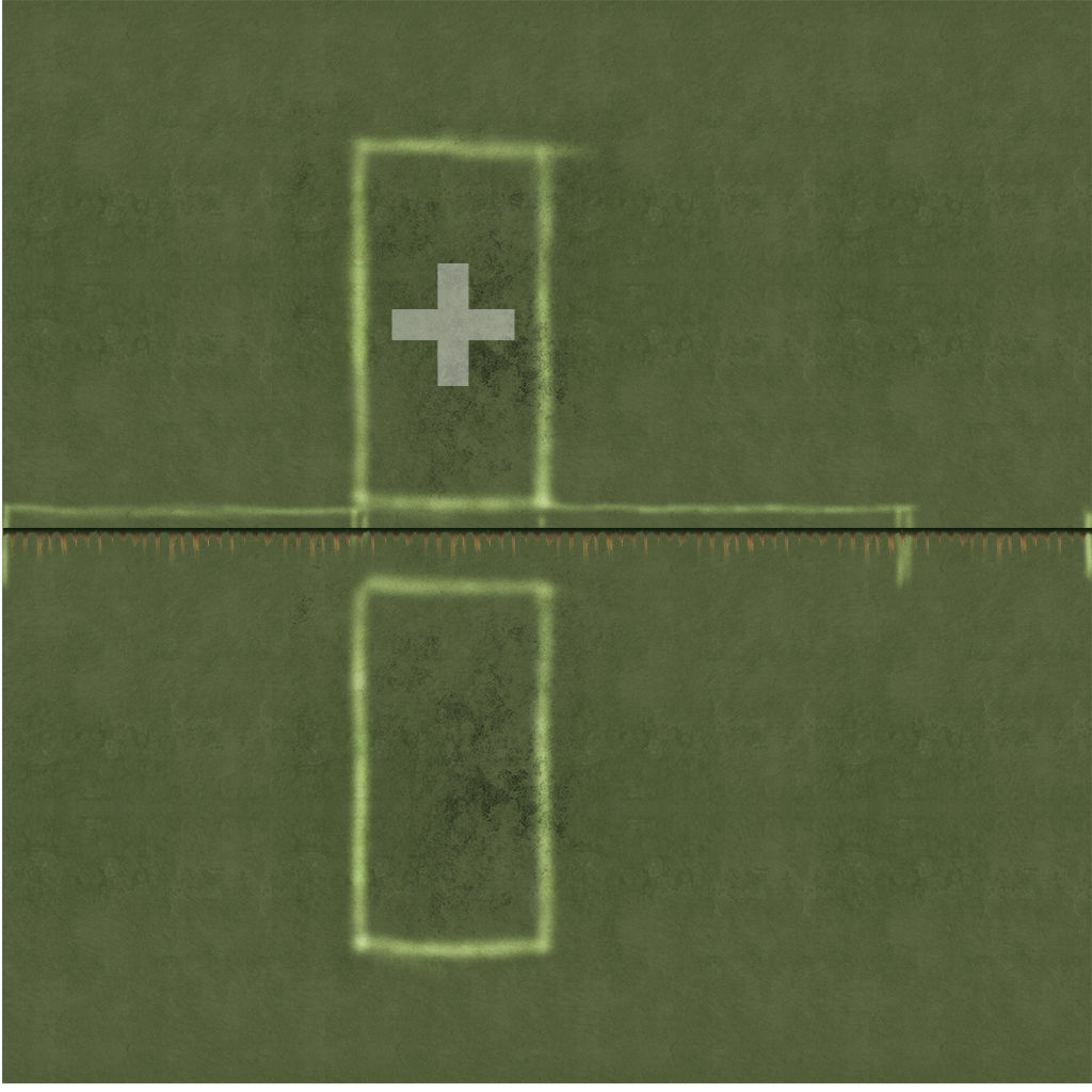 Small town low poly motel Low-poly 3D model