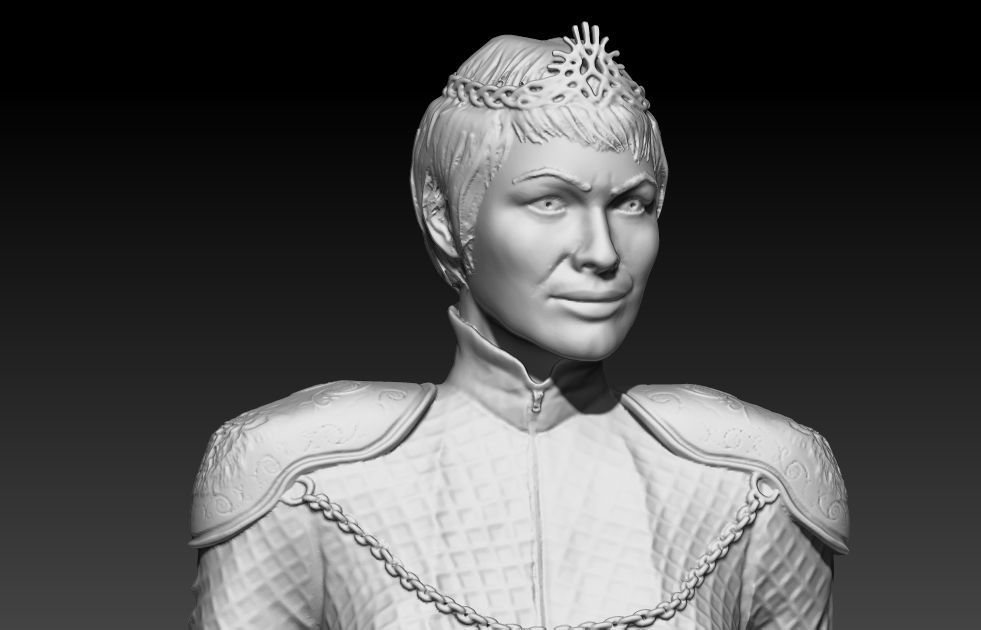 Cersei Lannister 3D print model_3