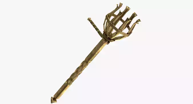 Torch golden sword